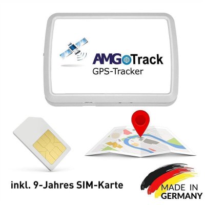 GPS Langzeit Tracker Solar, Dauerbetrieb ohne Netzstrom, 6 Monate Akku Reservelaufzeit, 9 Jahres SIM-Karte, keine Folgekosten